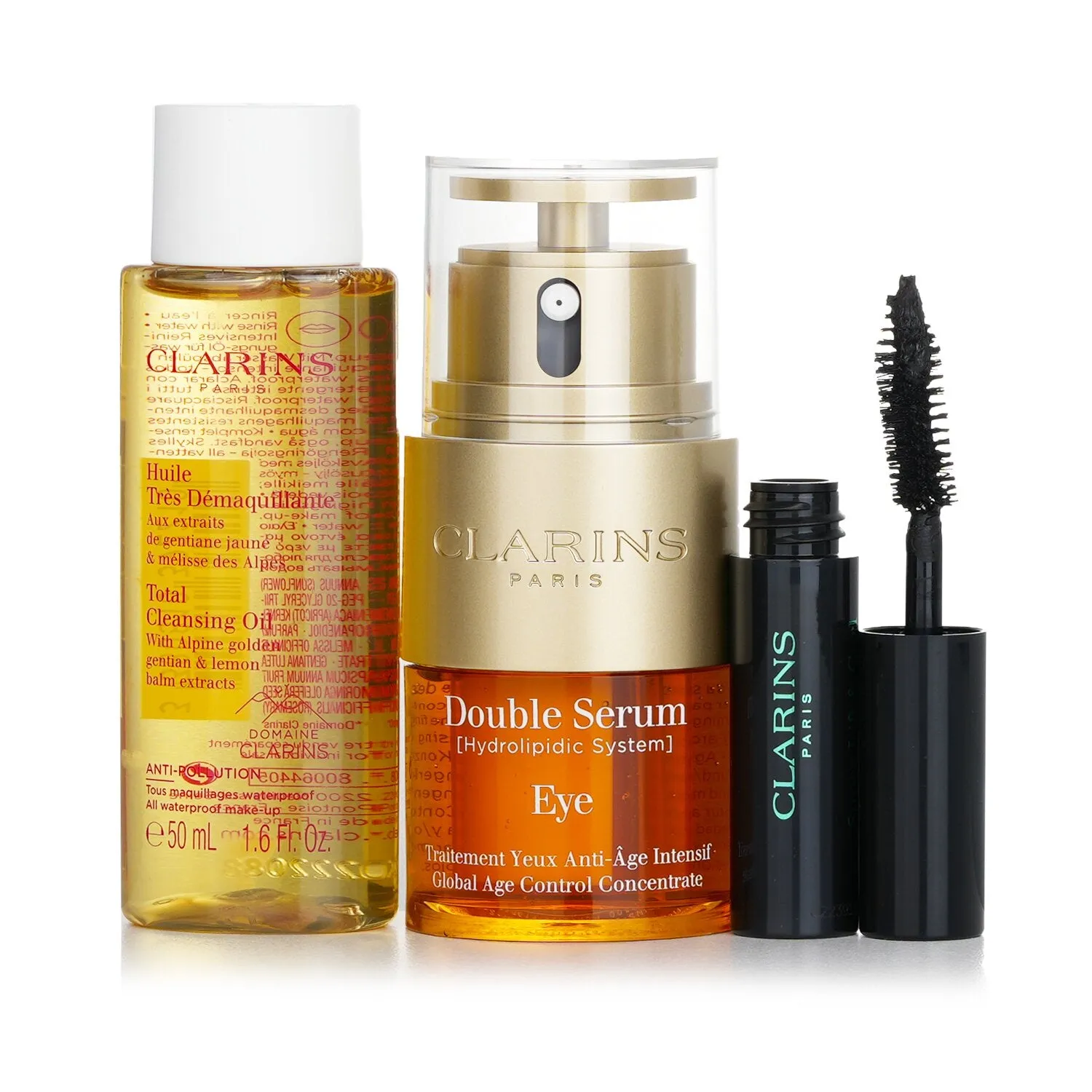 Clarins Double Serum Eye Collection  3pcs 1bag