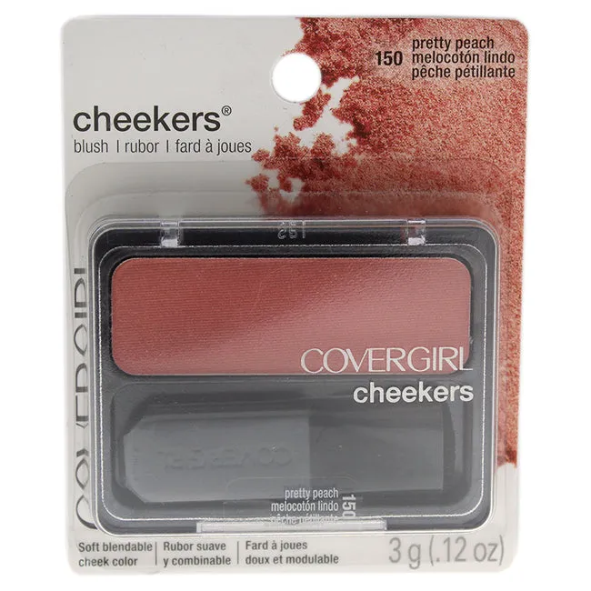 CoverGirl Cheekers Blush - # 150 Pretty Peach by CoverGirl for Women - 0.12 oz Blush