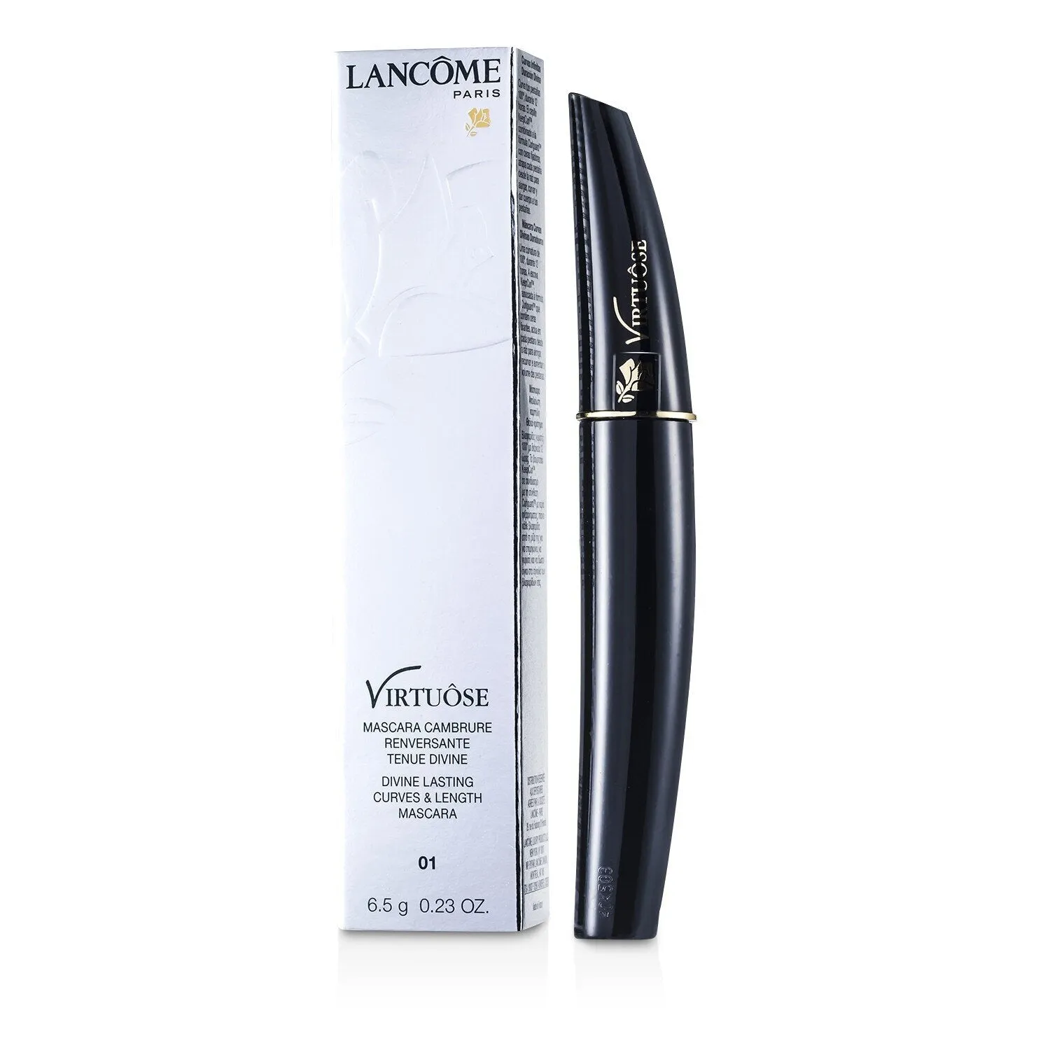 Lancome Virtuose Divine Lasting Curves & Length Mascara - # 01 Noir Sensuel  6.5g/0.23oz