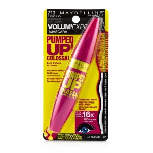 Maybelline Volum' Express Pumped Up Colossal Mascara - # 213 Classic Black  9.7ml/0.33oz