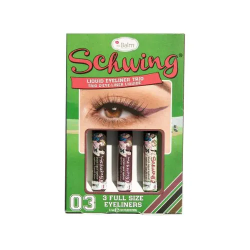 Schwing Holiday Trio Liquid Eyeliner (Purple/Brown/Black)