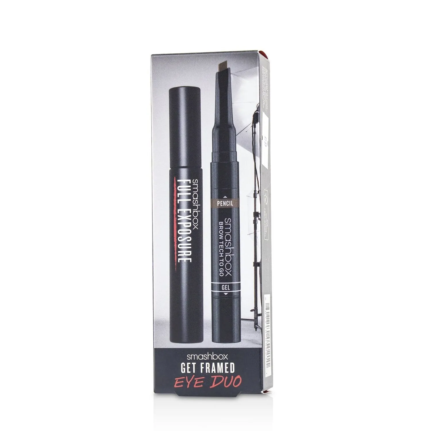 Smashbox Get Framed Eye Duo Set : ( 1x Full Exposure Mascara. 1x Brow Tech To Go)  2pcs