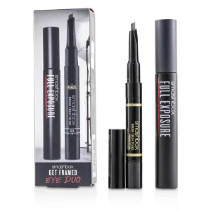 Smashbox Get Framed Eye Duo Set : ( 1x Full Exposure Mascara. 1x Brow Tech To Go)  2pcs