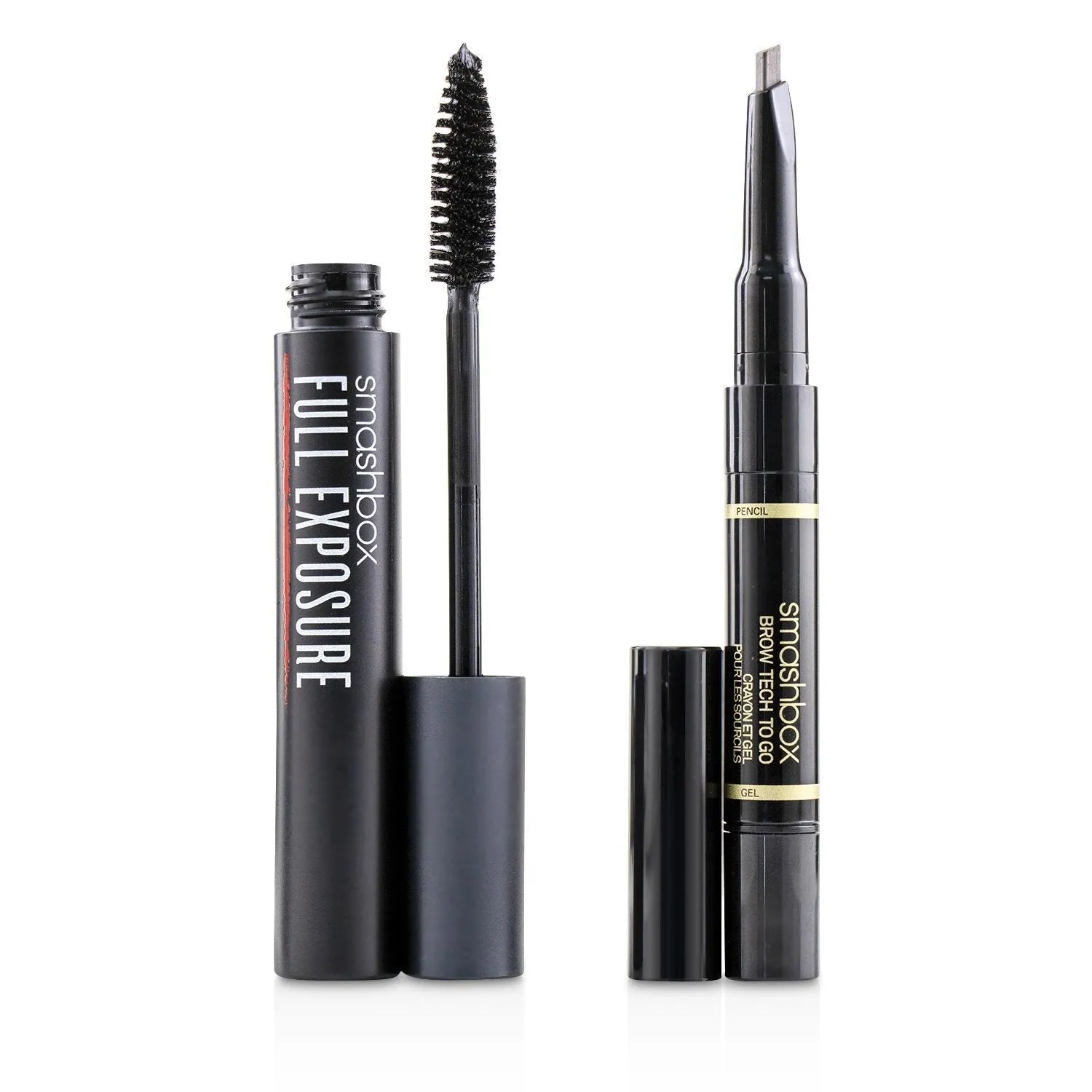 Smashbox Get Framed Eye Duo Set : ( 1x Full Exposure Mascara. 1x Brow Tech To Go)  2pcs