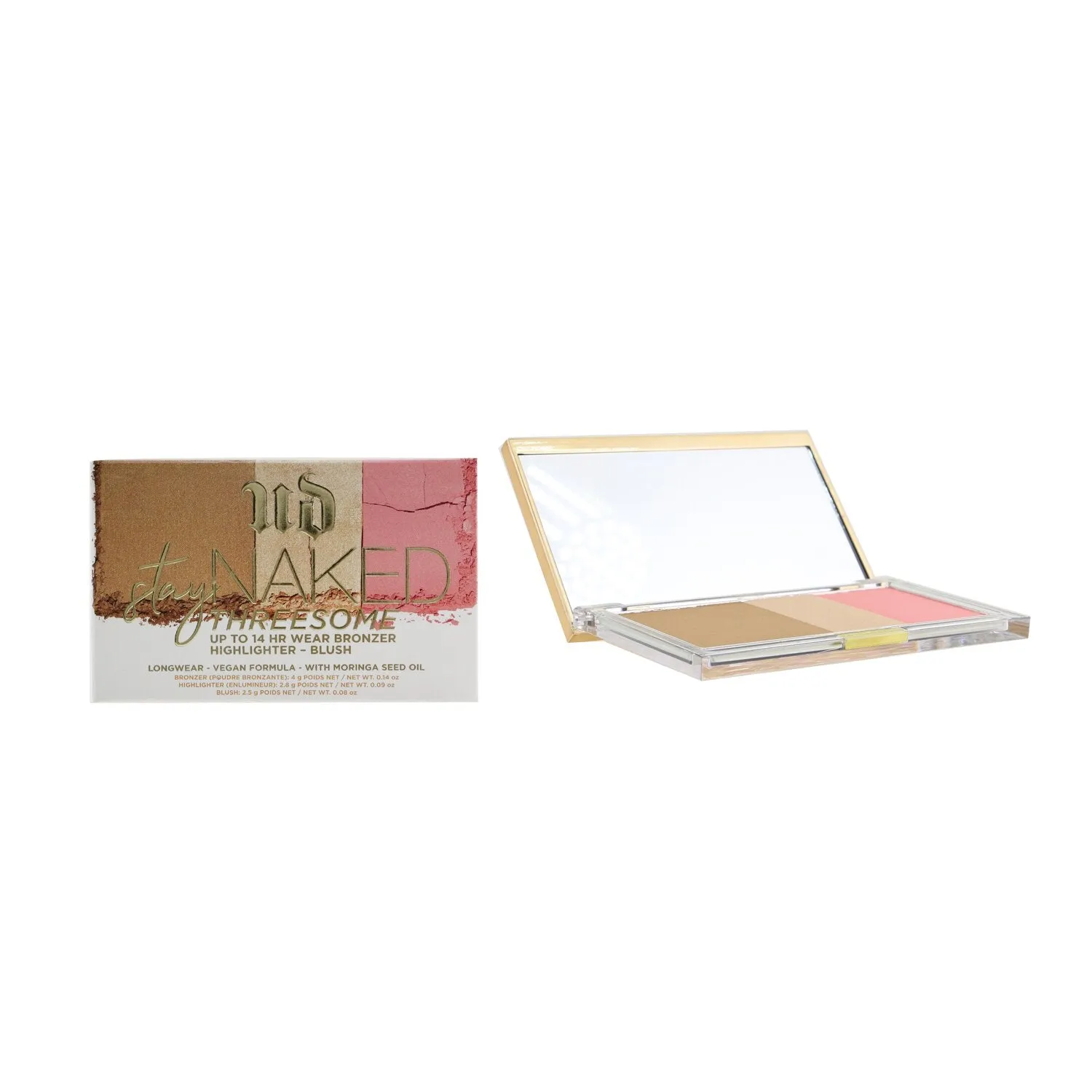 Urban Decay Stay Naked Threesome (1x Bronzer. 1x Highlighter. 1x Blush) - # Naked  9.3g/0.31oz