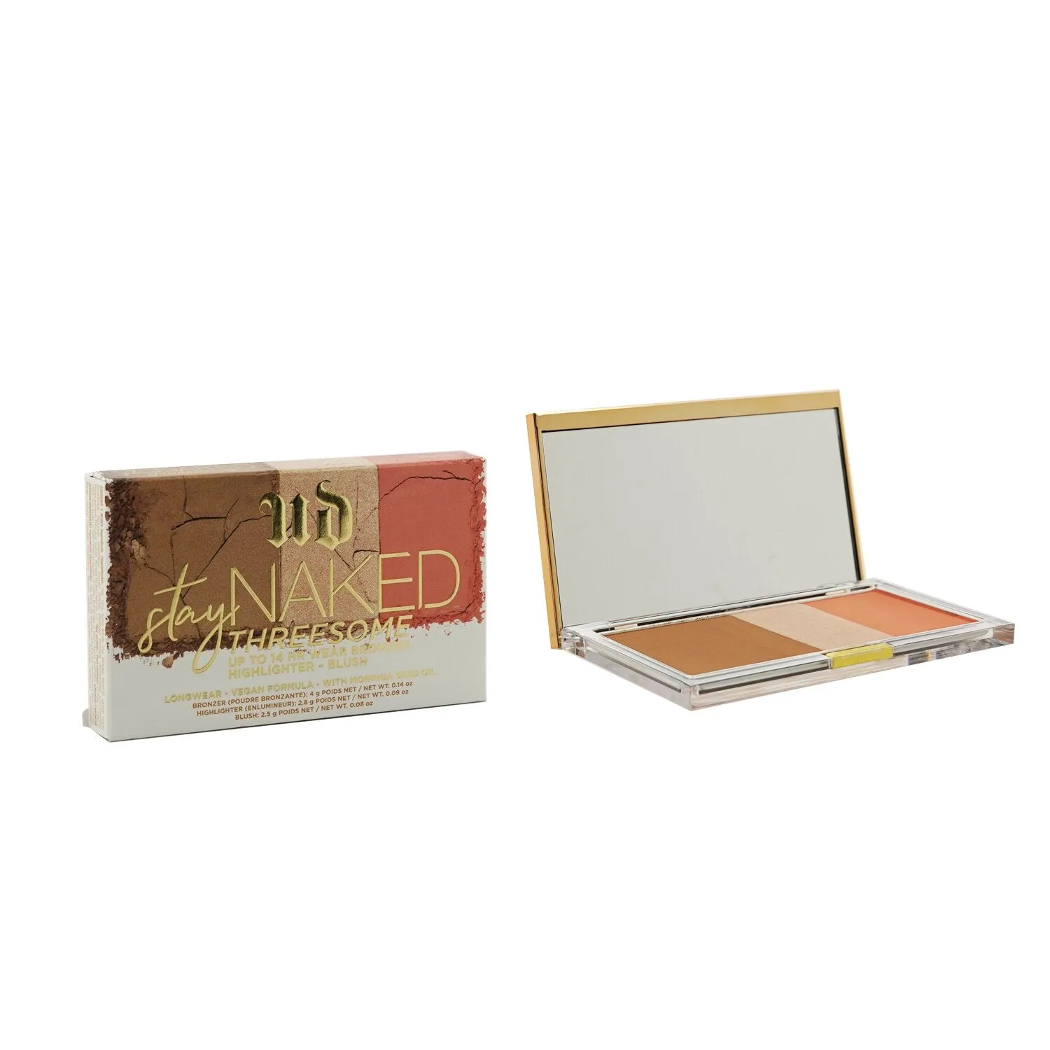Urban Decay Stay Naked Threesome (1x Bronzer. 1x Highlighter. 1x Blush) - # Naked  9.3g/0.31oz